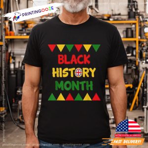 UK Black History Month UK African Black Pride T Shirt 2