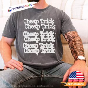 VIntage Cheap Trick 70s 80s Rock Band Comfort Colors Tee
