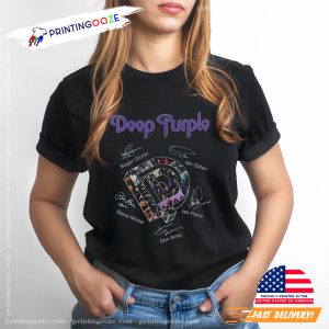 VIntage Deep Purple Band Logo Signature T Shirt 3