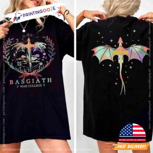 Basgiath War College Fourth Wing Novel 2 Sided Shirt 3