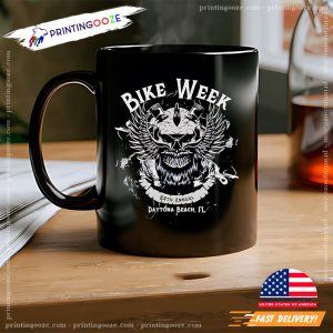 Daytona Bike Week 2025 84th Annual Winged Skull Mug