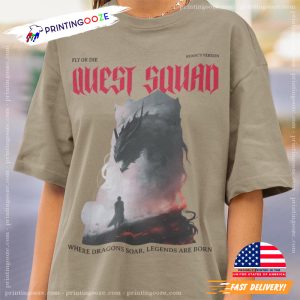 Fly Of Die Quest Squad Fourth Wing novel Shirt 2