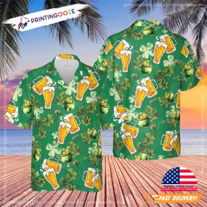 Funny Drinking St Patrick Hawaiian Shirt 1