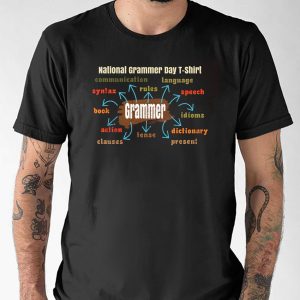 Grammer Mind Map Happy National Grammar Day Shirt 2