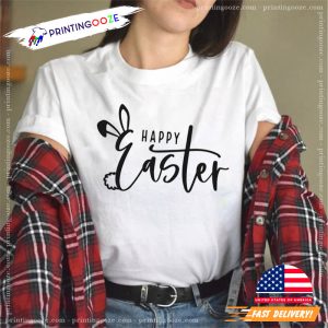 Happy Easter Bunny Basic T shirt