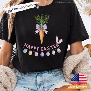 Happy Easter Carrot And Easter Eggs Shirt 3