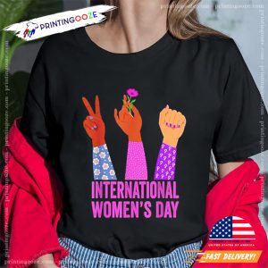 International Women's Day Womens Embrace Equity Shirt 1