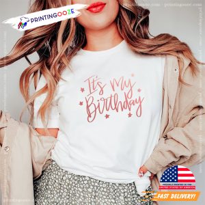 It's My Birthday, Birthday Party Girl Comfort Colors Shirt 1