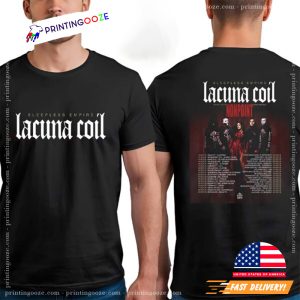 Lacuna Coil Sleepless Empire EU And UK Tour 2025 T-shirt