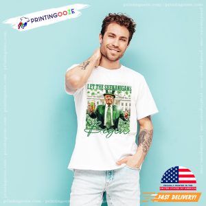 Let Shenanigans Begin Trump St Patricks Trump T shirt 2