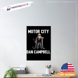 Motor City Dan Campbell Poster 1