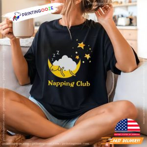 Napping Club Sheep Moon Star Comfort Color Tee