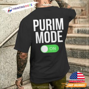 Purim Mode On Funny Purim Festival Shirt 1