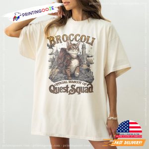 Quest Squad Broccoli Bookish T shirt 3