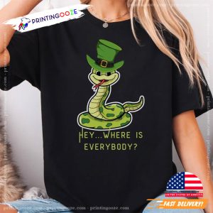 St Patrick's Day Snake T shirt 1