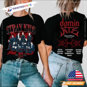 Stray Kids dominATE World Tour 2 Sided T-shirt 1