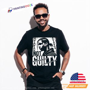 Vintage ASAP Not Guilty Black And White T-shirt 1