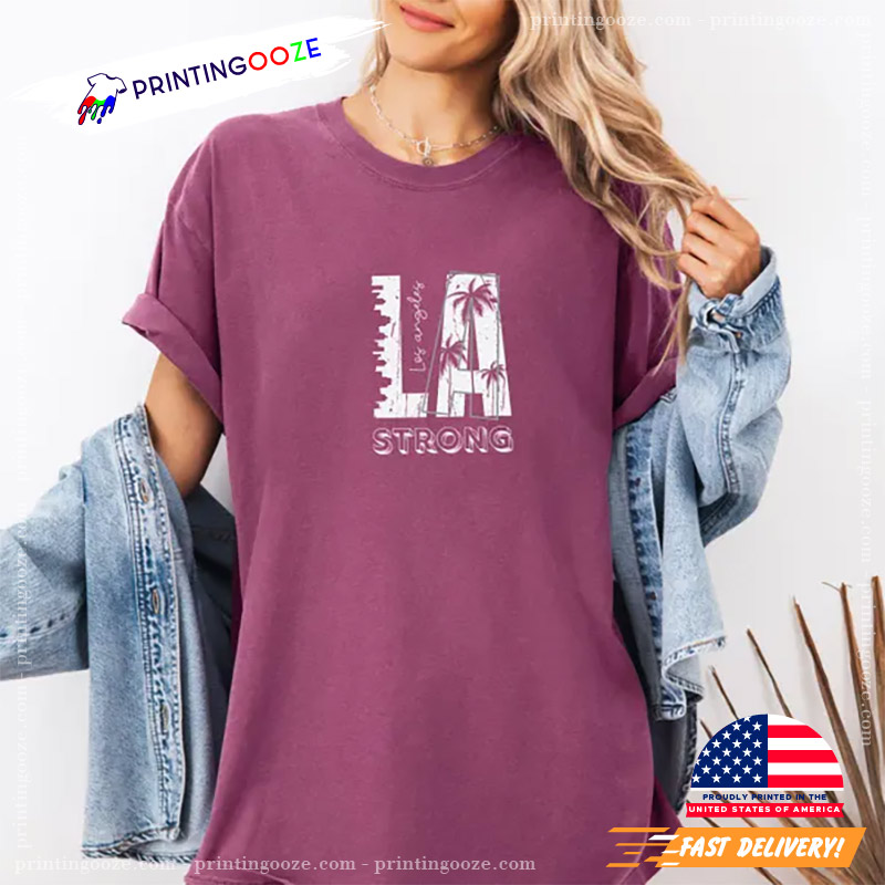 Vintage Los Angeles Strong Comfort Color Tee Vintage Los Angeles Strong Comfort Color Tee