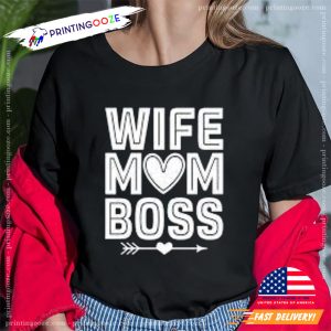 Wife Mom Boss Women Day Shirt 2