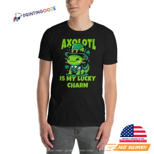 Axolotl is My Lucky Charm St Patricks Day Unisex T Shirt 2