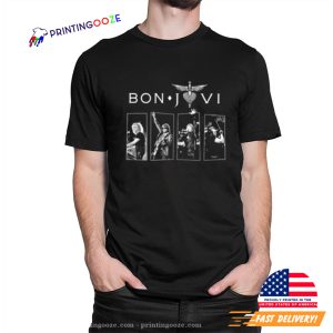 Bon Jovi Rock Band Graphic T-shirt 1