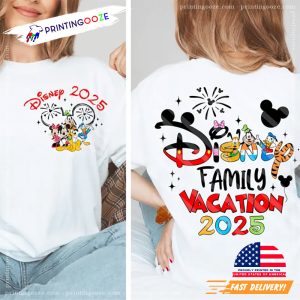 Bundle Family Vacation 2025 Sided T-shirt 1