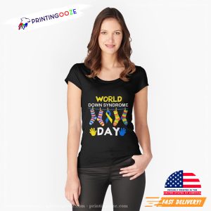 Colorful Socks World Down Syndrome Day Awareness Day Shirt 2