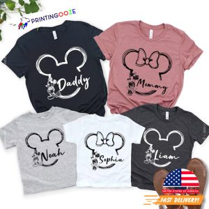 Custom Name Disney Family Matching Trip Shirt