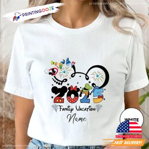 Custom Name Disney Family Vacation T-shirt