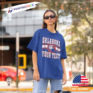 Custom Oklahoma 2008 Thunder NBA Shirt 3