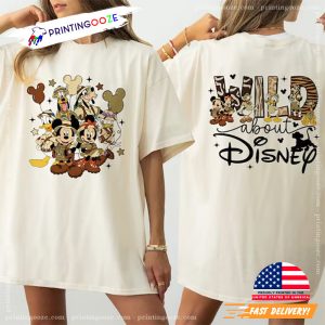 Disney Animal Kingdom Mickey Minnie 2 Sided T-shirt