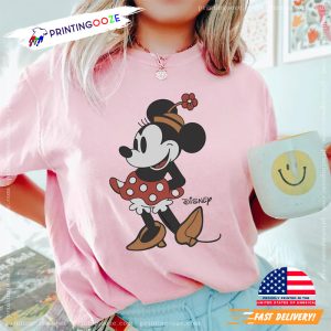 Disney Classic Minnie Mouse Pose Comfort Colors Shirt 1