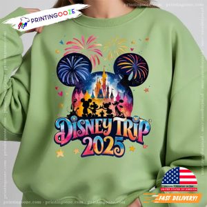 Disney Family Trip 2025 Comfort Colors Shirt