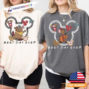 Disney Jaq And Gus Gus Best Day Ever Matching T shirt 2