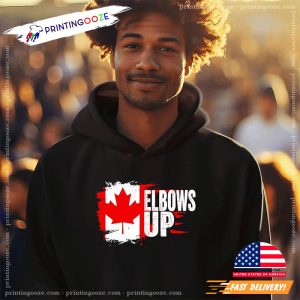 Elbows Up Canadians stand up and fight back Shirt 1