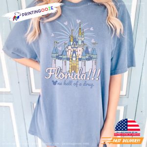 Florida One Hell Of A Drug Walt Disney Comfort Colors Shirt 1