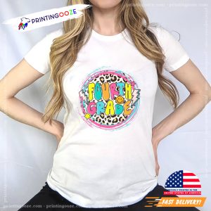 Fourth Grade Rainbow T shirt 1