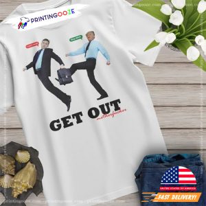 Funny Trump Kick Zelensky Political Shirt 1