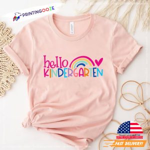 Hello Kindergarten First Day of School Shirt 1