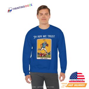 In Him We Trust Josh Allen Tarot Card Shirt 1