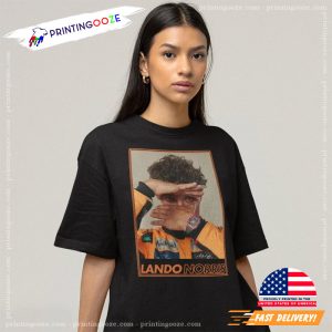 Lando Norris Win Celebrate Formula One Graphic Tee 3