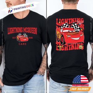 Lightning Mcqueen Est. 2006 Cars 2 Sided T-shirt 1