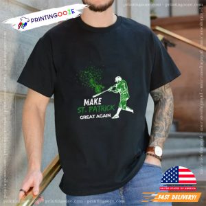 Make St. Patrick Great Again Baseball T Shirt 3