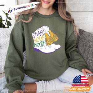 Mardi Gras Shake Your Bootie Vintage Shirt 2