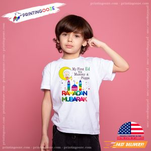 Muslim Ramadan Eid Mubarak Mummy And Papa T shirt