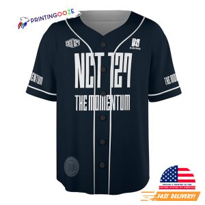 NCT 127 The Momentum Tour 2025 Baseball Jersey 3