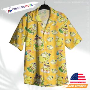 Psyduck Pokemon Aloha Beach Hawaiian Shirt