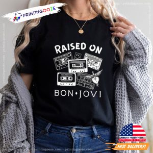 Raised On Bon Jovi Band T-shirt 1