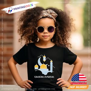 Ramadan Mubarak Muslim Kids Shirt