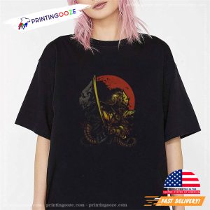 Retro Japanese Samurai Bushido Unisex T Shirt 3